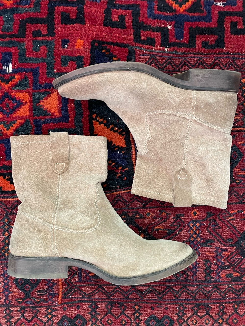Zigi Soho Taupe Suede Ankle Boots